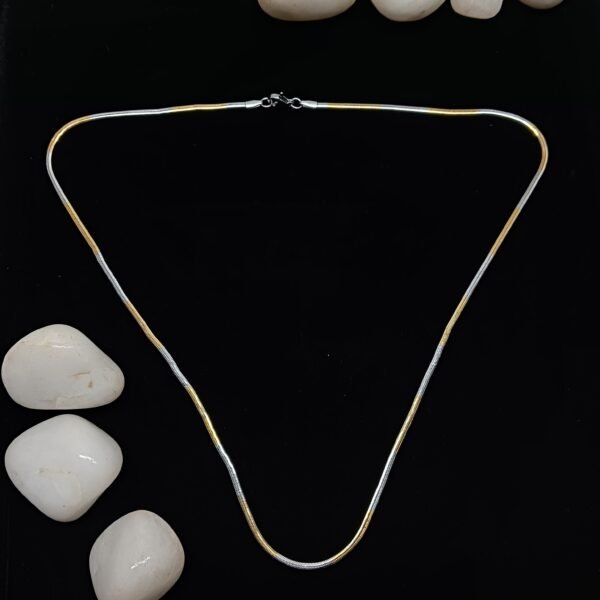 Men's Dual-Tone Style Chain