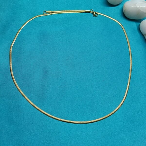Gold-tone Sleek Chain for Men's