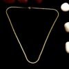 Gold-tone Sleek Chain for Men's