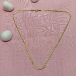 Gold-tone Sleek Chain for Men's