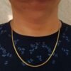 Gold-tone Sleek Chain for Men