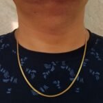 Gold-tone Sleek Chain for Men