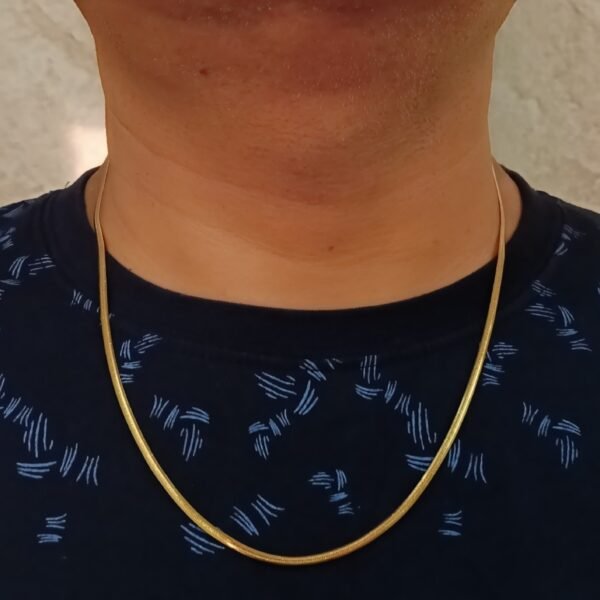 Gold-tone Sleek Chain for Men