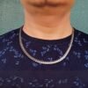 Silver-Tone Curb Chain for Men