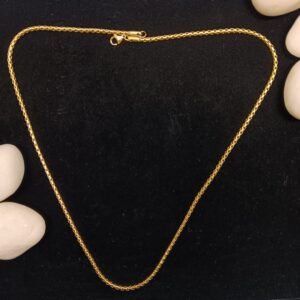 Anti-Tarnish Gold-Tone Chain for Men