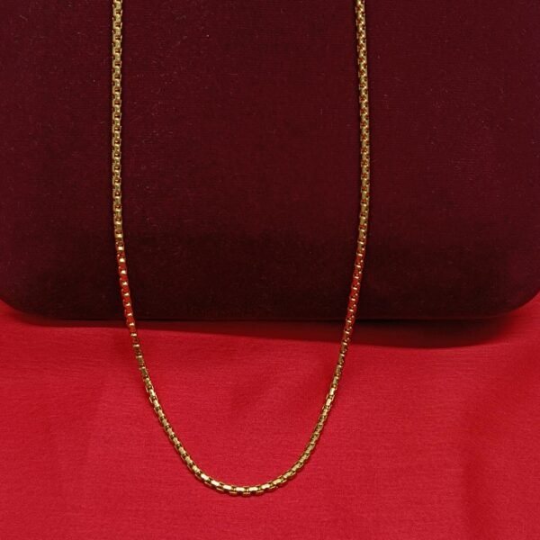 Anti-Tarnish Gold-Tone Chain for Men