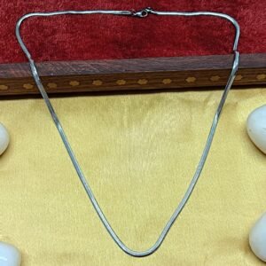 Lightweight & Durable Men’s Silver-Tone Chain