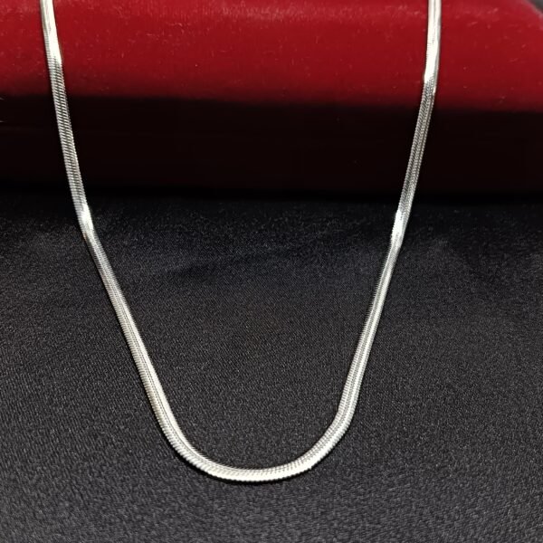 Lightweight & Durable Men’s Silver-Tone Chain