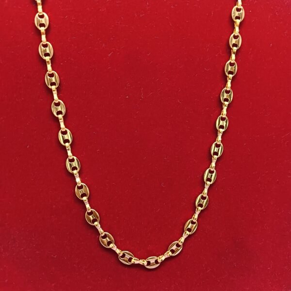 Anti-Tarnish Men’s Gold-Tone Chain