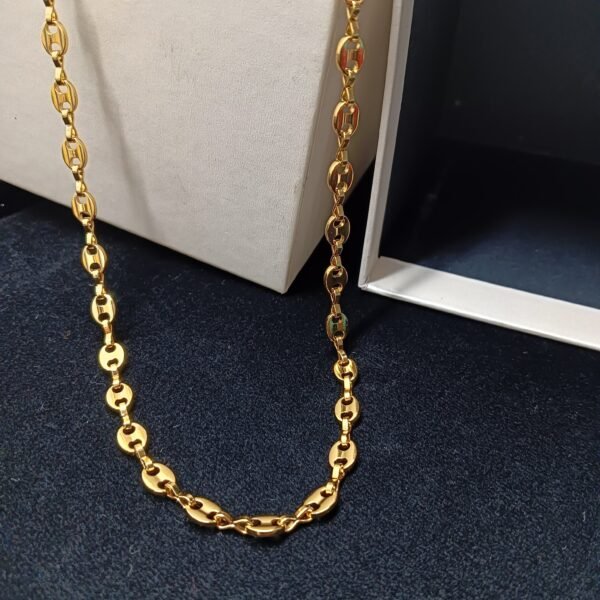 Anti-Tarnish Men’s Gold-Tone Chain