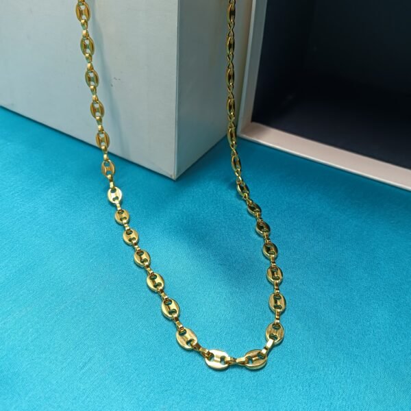 Anti-Tarnish Men’s Gold-Tone Chain