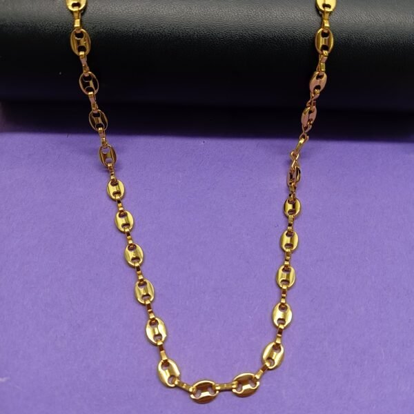 Anti-Tarnish Men’s Gold-Tone Chain