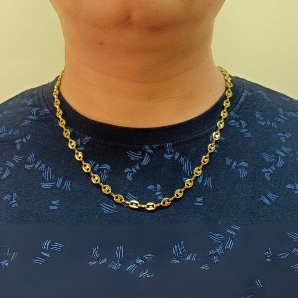 Anti-Tarnish Men’s Gold-Tone Chain