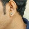 Men’s Fake Gauge Stud Earring