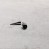 Men's Black Stud Spike Earring