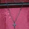 Men's Dual-Tone Cross Pendant