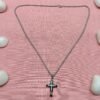 Men's Dual-Tone Cross Pendant
