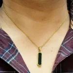 Men’s Gold-Plated Black Bar Pendant Men’s Gold-Plated Black Bar Pendant