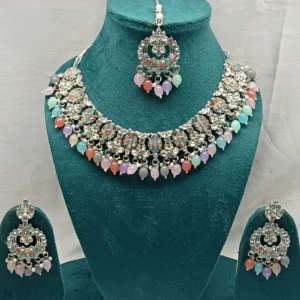 Kundan-Style Regal Princess Jewelry Set