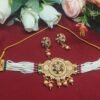 Traditional Gold-Plated Choker Necklace Set