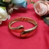 Elegant Gold-Tone Open Cuff Bracelet