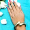 Elegant Gold-Tone Open Cuff Bracelet