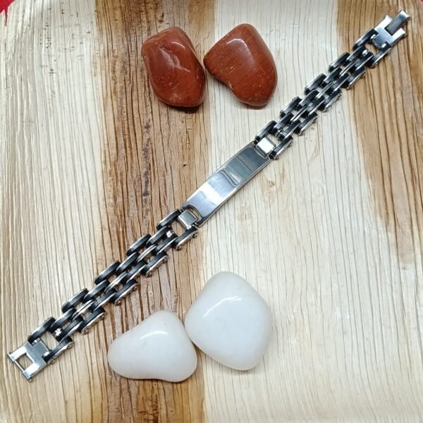 Durable Modern Men’s Interwoven Chain Bracelet