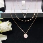 Stylish Silver-Tone Multi-layered Pendant