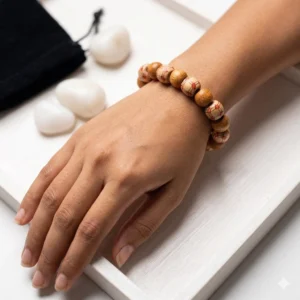 Handcrafted Wooden Bead Bracelet