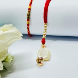 Beautiful Rakhi Combo Set for Bhaiya & Bhabhi