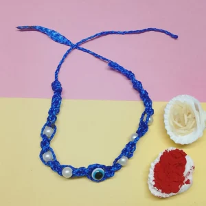 Evil Eye Protection Rakhi with Roli & Chawal