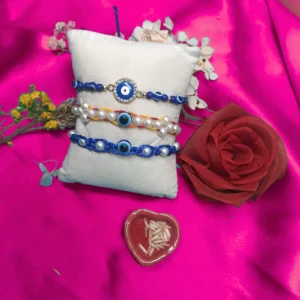 Stylish Handmade Rakhi Combo Set
