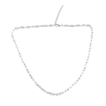 Silver-Tone Link Chain for Men and Boys