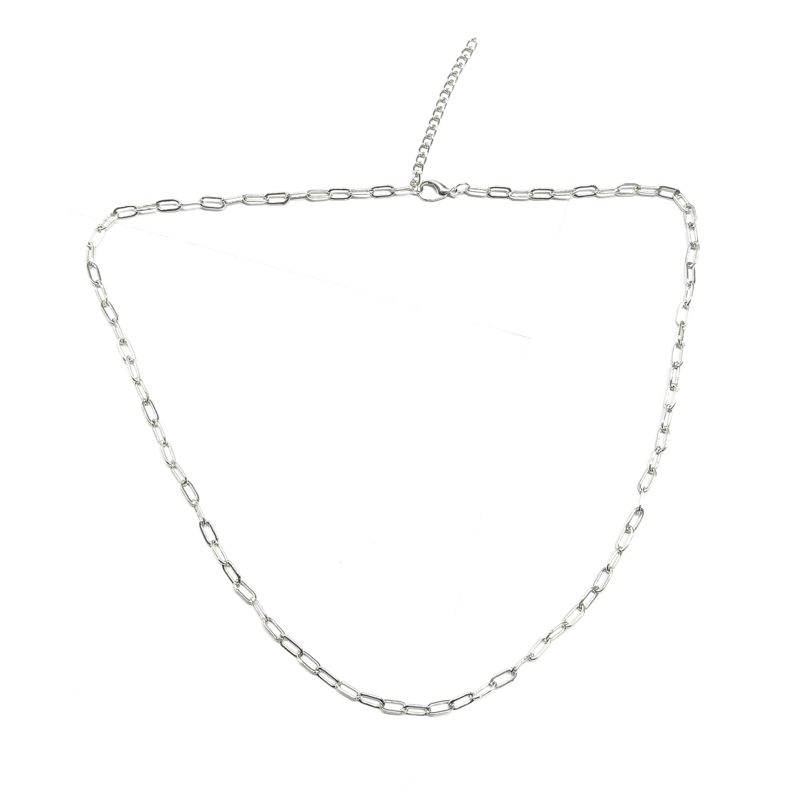 Silver-Tone Link Chain for Men and Boys