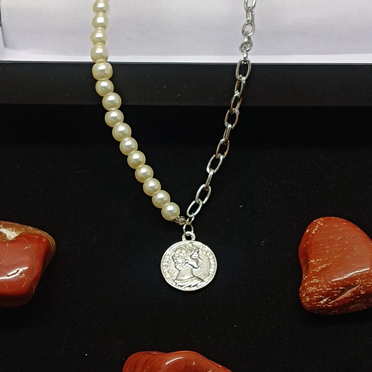 Men’s Stylish Half-n-Half Pendant