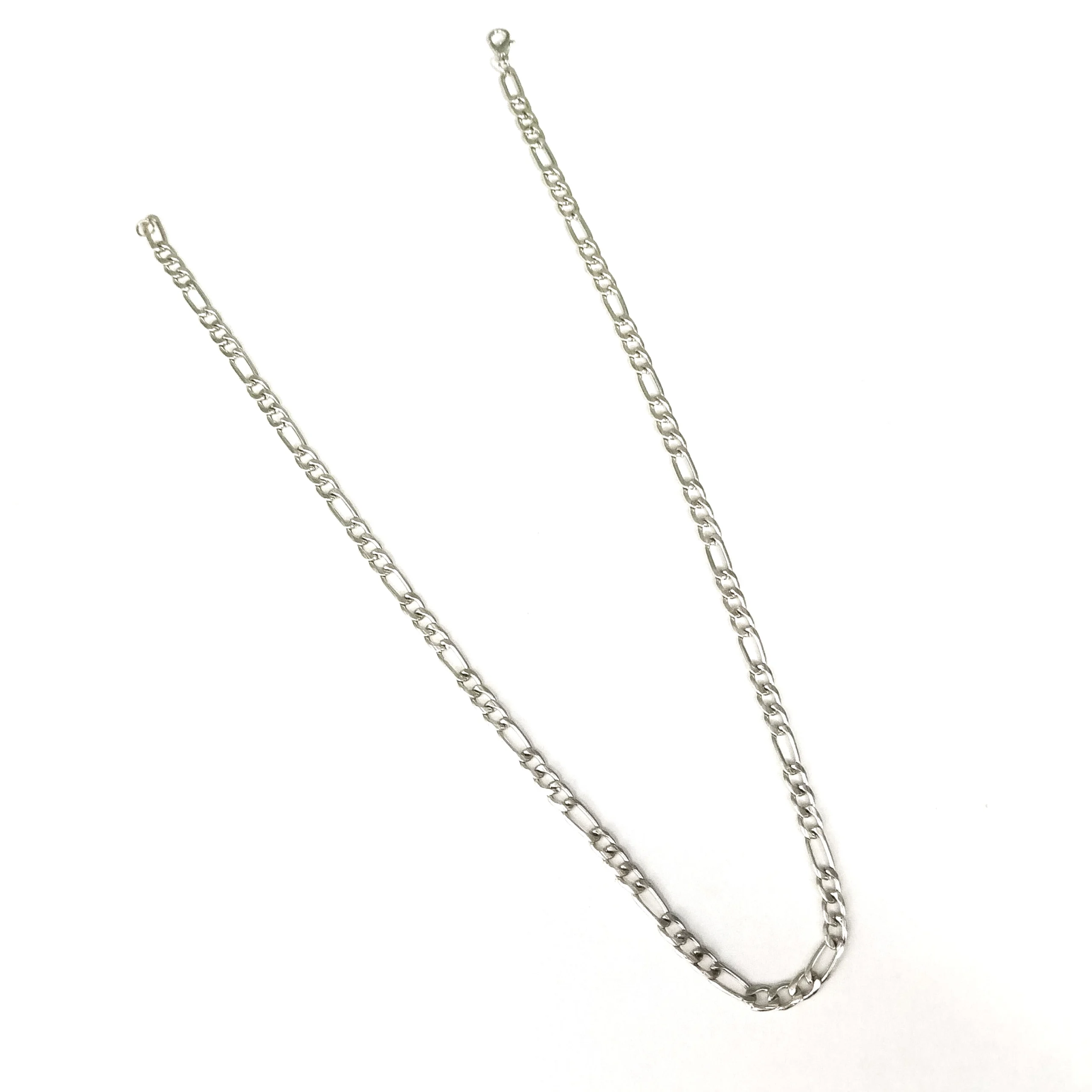 Silver-tone Figaro Chain for Men and Boys