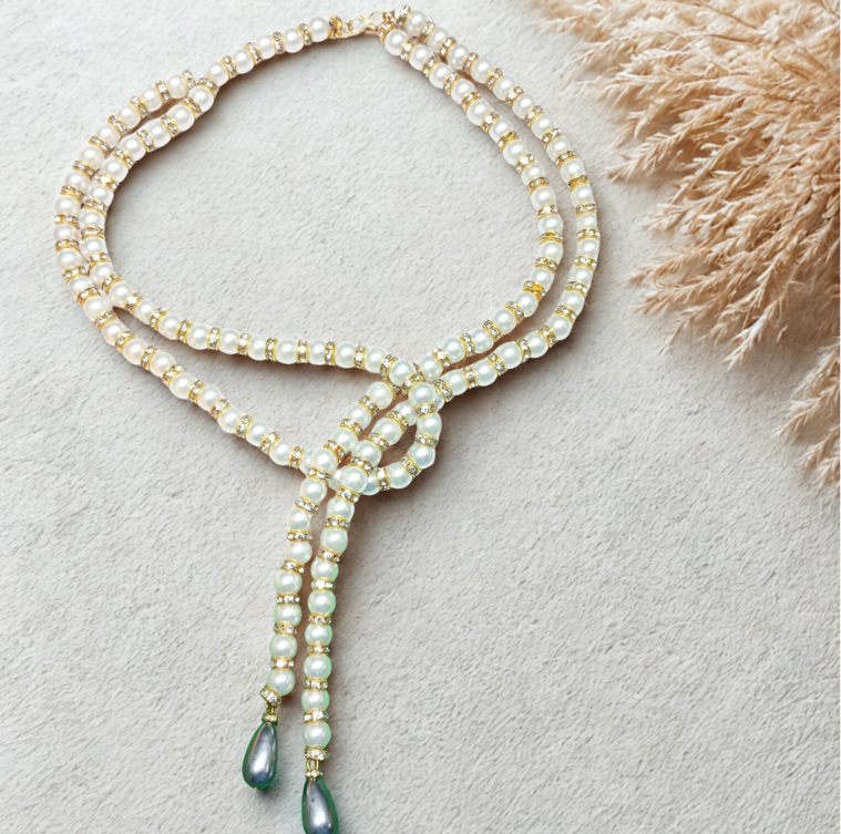 Layered Pearl Necklace For Women