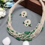 Multi-Strand Jute Jewelry Set for Women