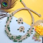 Multi-Strand Jute Jewelry Set for Women
