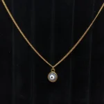 Gold-Toned Evil Eye Pendant