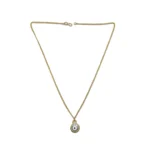 Gold-Toned Evil Eye Pendant