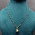 Gold-Toned Evil Eye Pendant