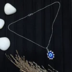 Minimalist Evil Eye Pendant