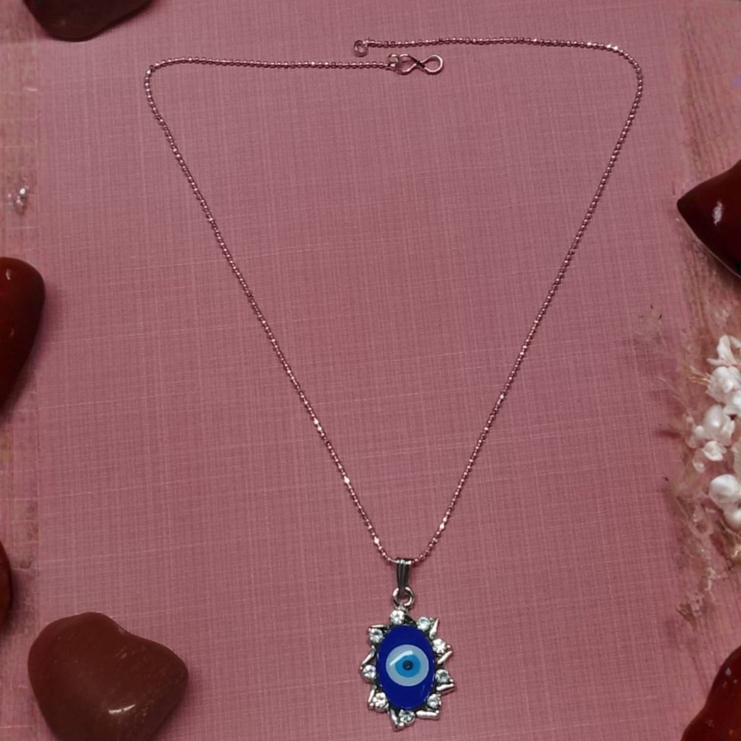Minimalist Evil Eye Pendant