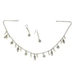 Silver-Toned Cowrie & Beaded Boho Set