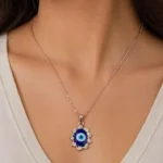 Minimalist Evil Eye Pendant