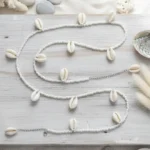 White Cowrie Shell Waist Chain for Women