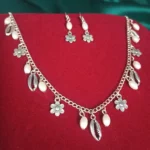 Silver-Toned Cowrie & Beaded Boho Set