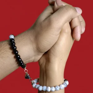 Magnetic Heart Couple Bracelet