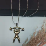 Bodybuilder Barbell Pendant for Men